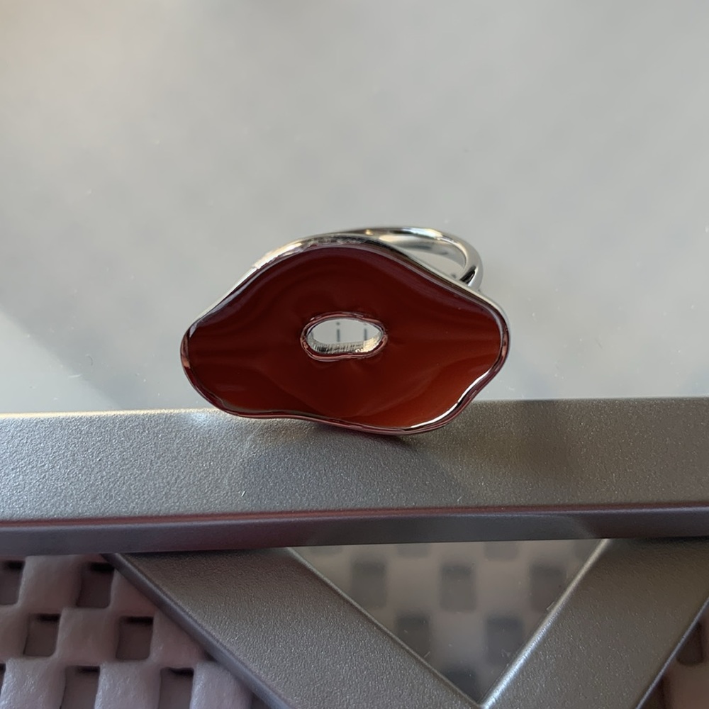 Swatch Bijoux ring - Red Pinussina - size 7 - Picture 2 of 6
